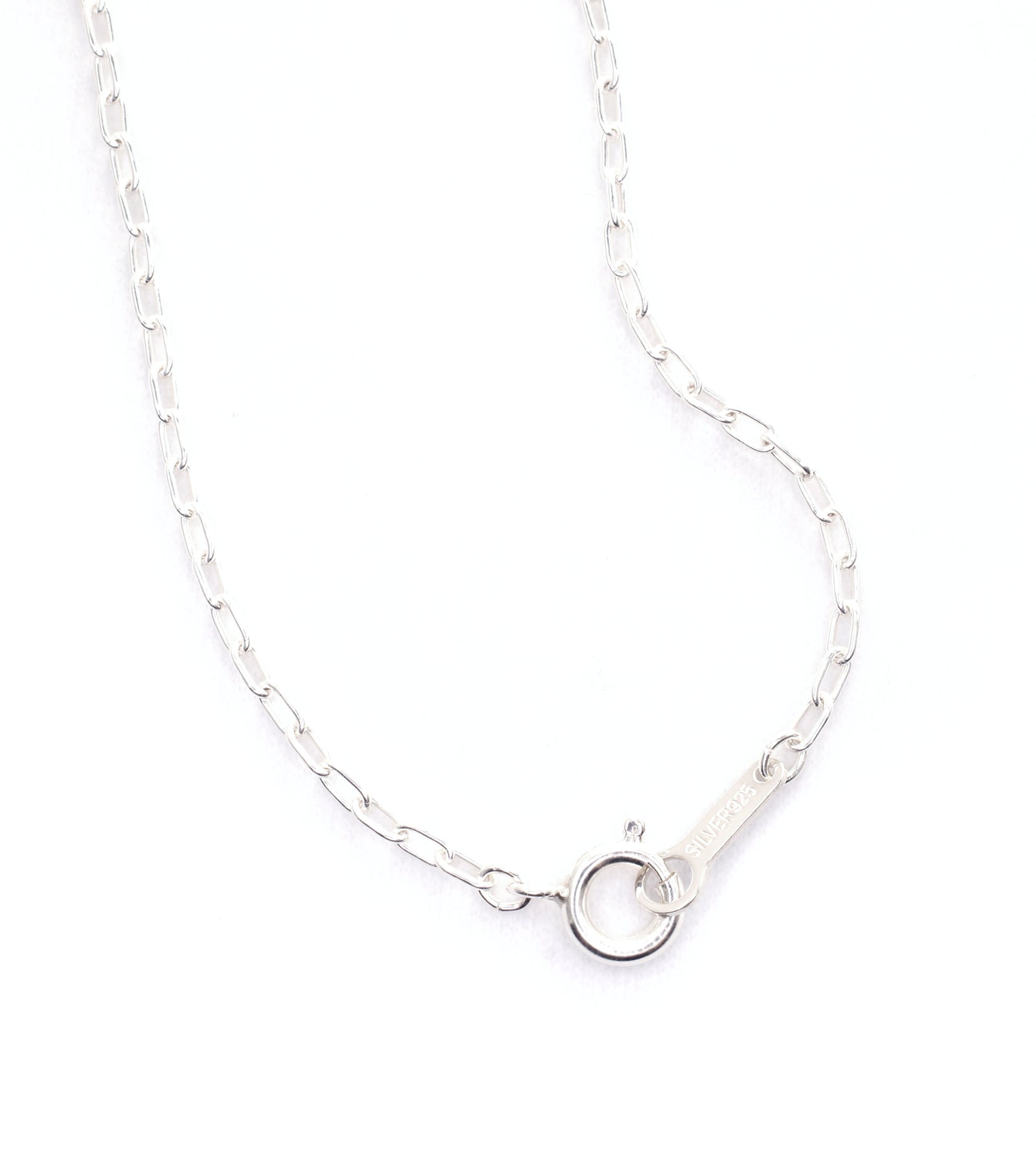 SILVER DIAMOND NECKLACE
