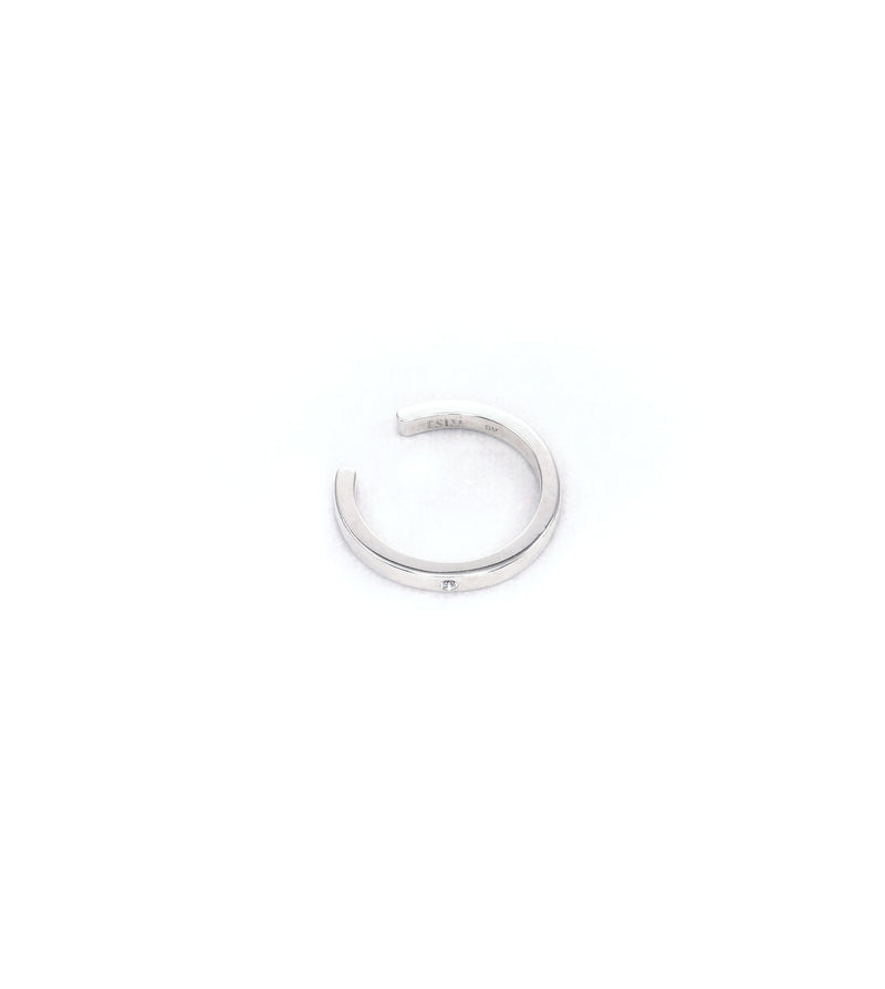 SILVER DIAMOND EARCUFF（SINGLE）