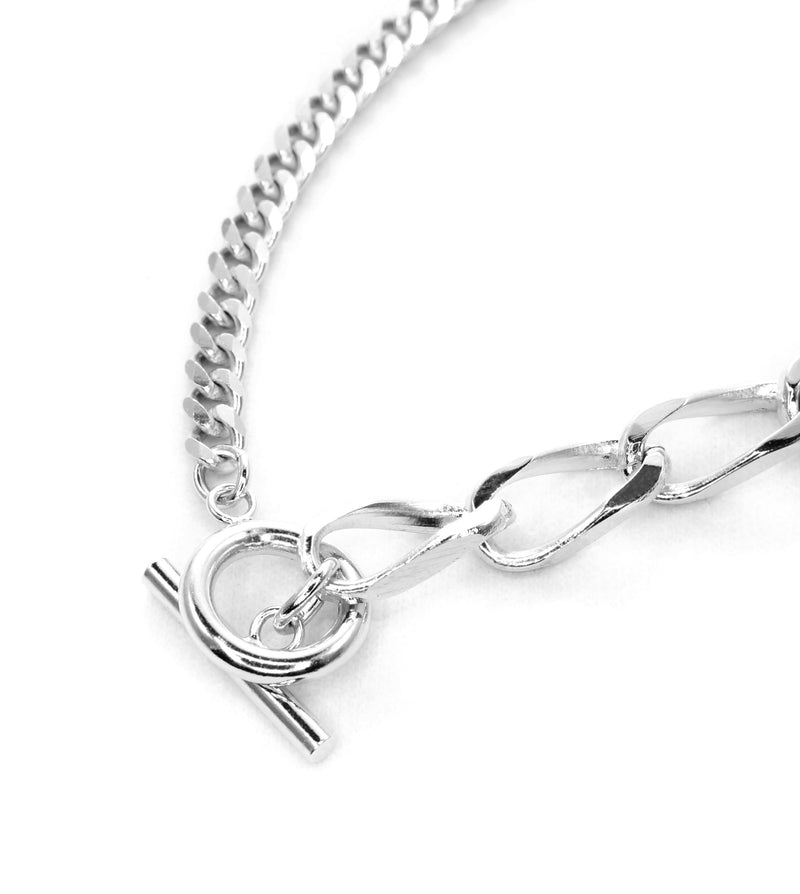 IRREGULAR  CURB CHAIN NECKLACE