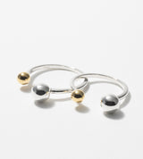 BICOLOR BALL RING