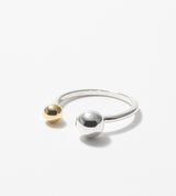 BICOLOR BALL RING