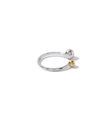 BICOLOR BALL RING