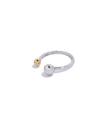 BICOLOR BALL RING