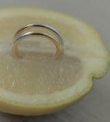 BICOLOR ORBIT RING