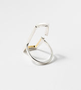 BICOLOR SQUARE RING