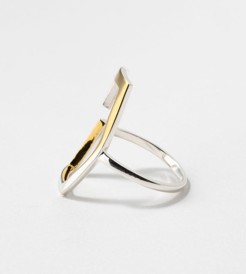 BICOLOR SQUARE RING