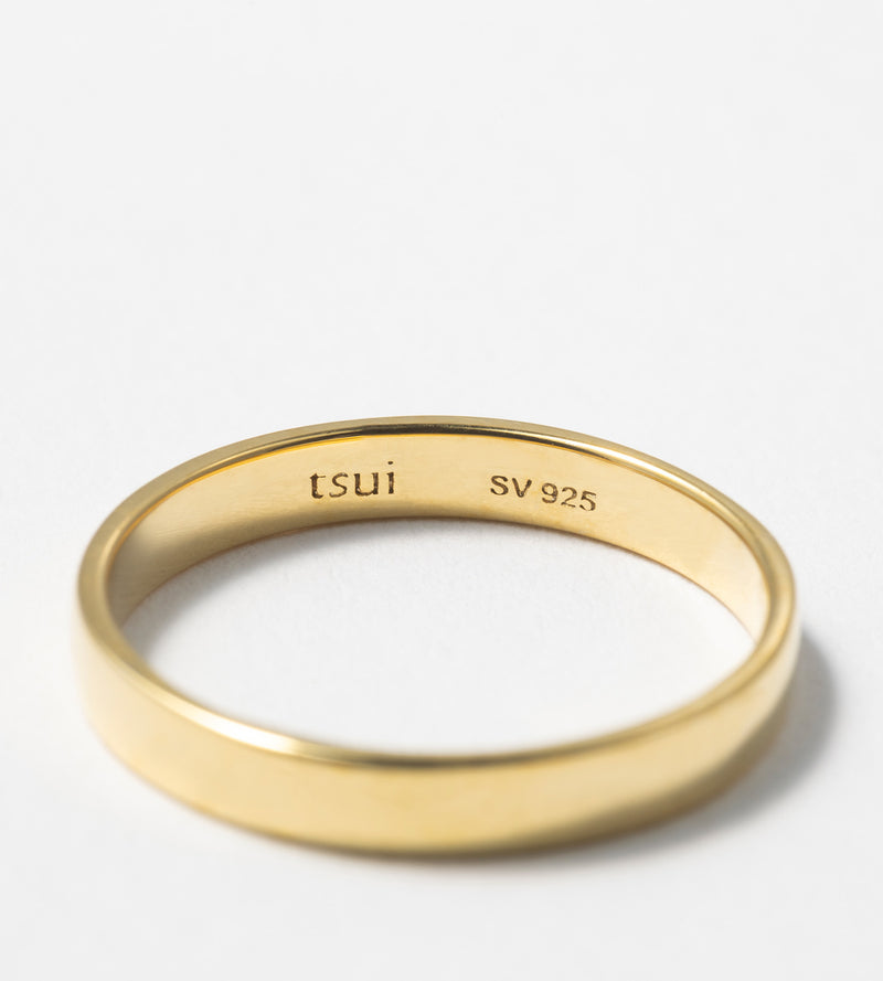 STRAIGHT FLAT RING 3mm