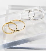 STRAIGHT FLAT ONE TWIST RING