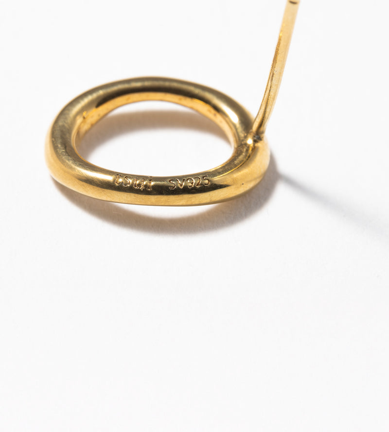 CIRCLE PIERCED EARRING （SINGLE）