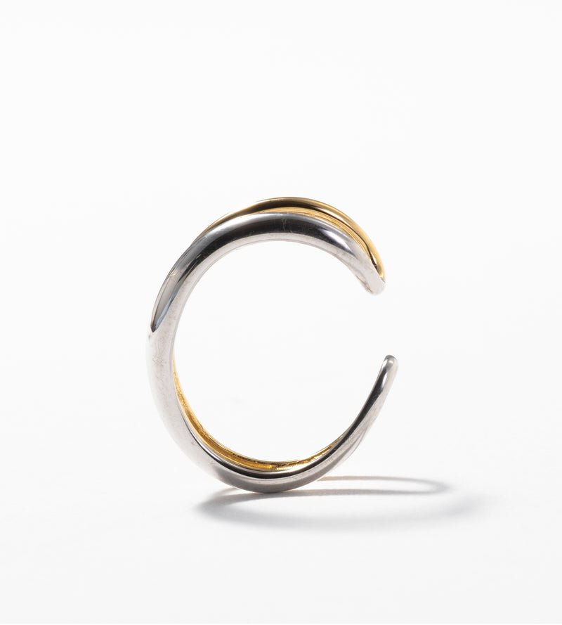 BICOLOR DOUBLE LINE EARCUFF（SINGLE）