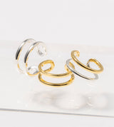 DOUBLE LINE MINI EAR CUFF