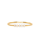 DIAMONDS LINE RING