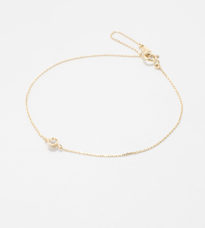 BEZEL DIAMOND BRACELET　【予約注文：11/06頃発送】