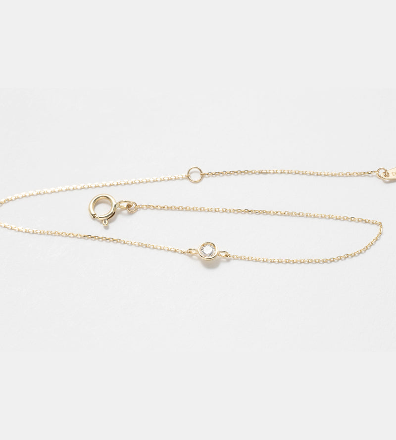BEZEL DIAMOND BRACELET　【予約注文：11/06頃発送】