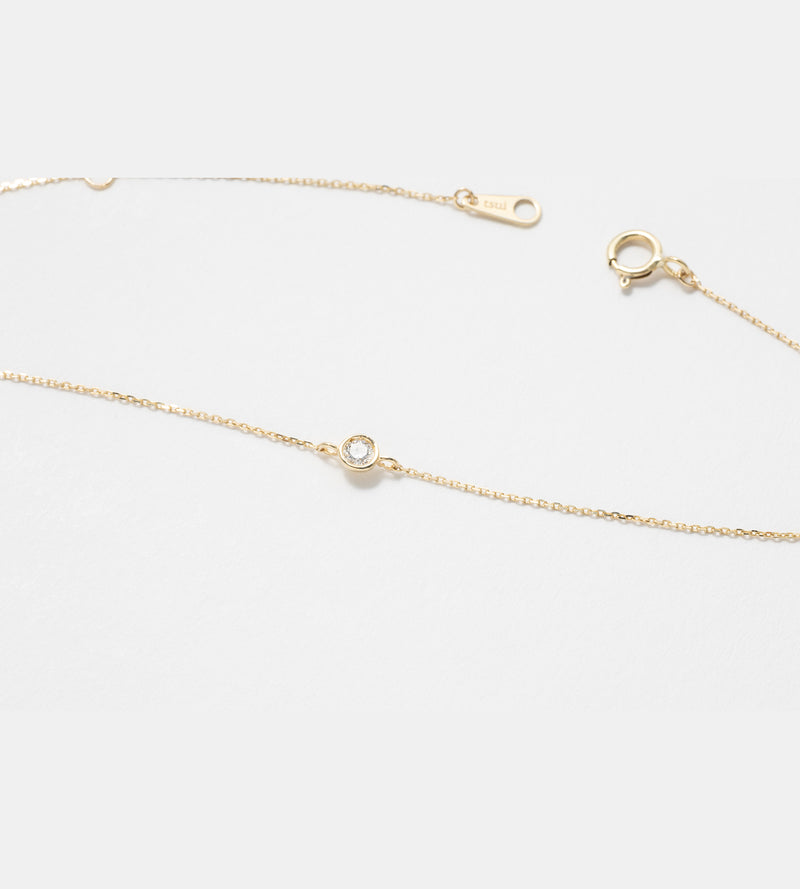 BEZEL DIAMOND BRACELET　【予約注文：11/06頃発送】