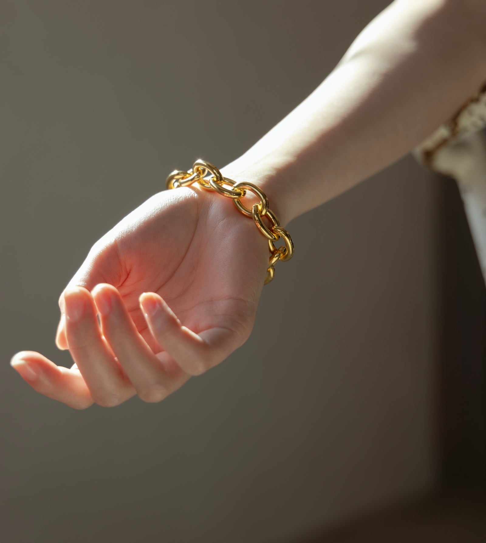 tsui ブレスレット LINK CHAIN PEARL CHARM BRACELET - tsui