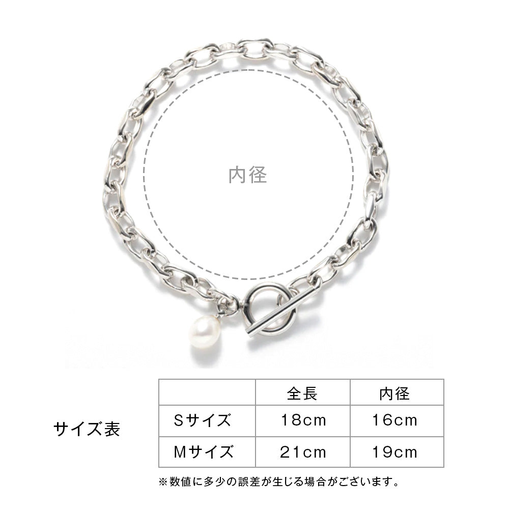 Toile トワル　ランダムパールブレスレット Toile トワル ランダムパールブレスレット - メルカリ