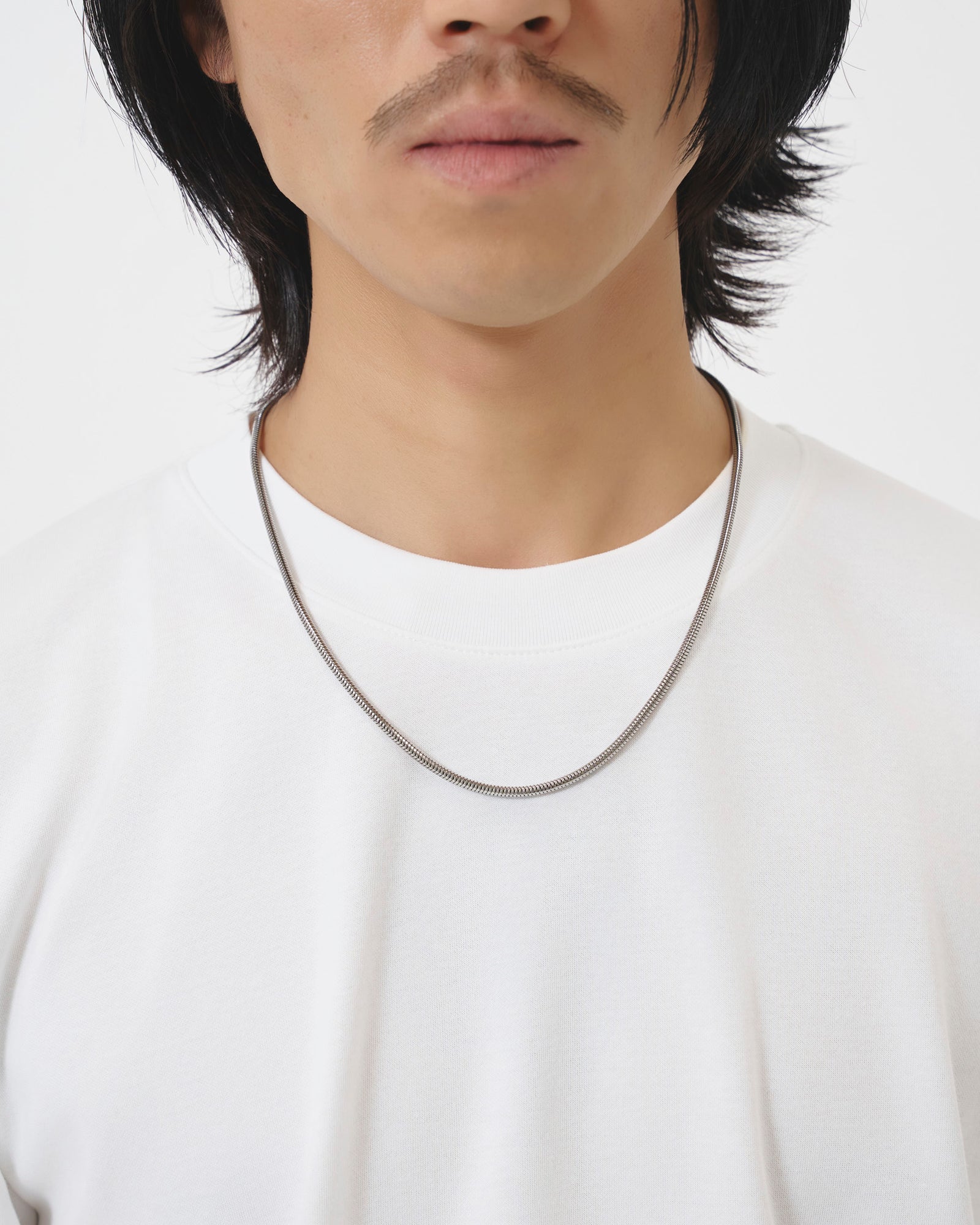 タイムレス ステンレス スネーク チェーン ネックレス