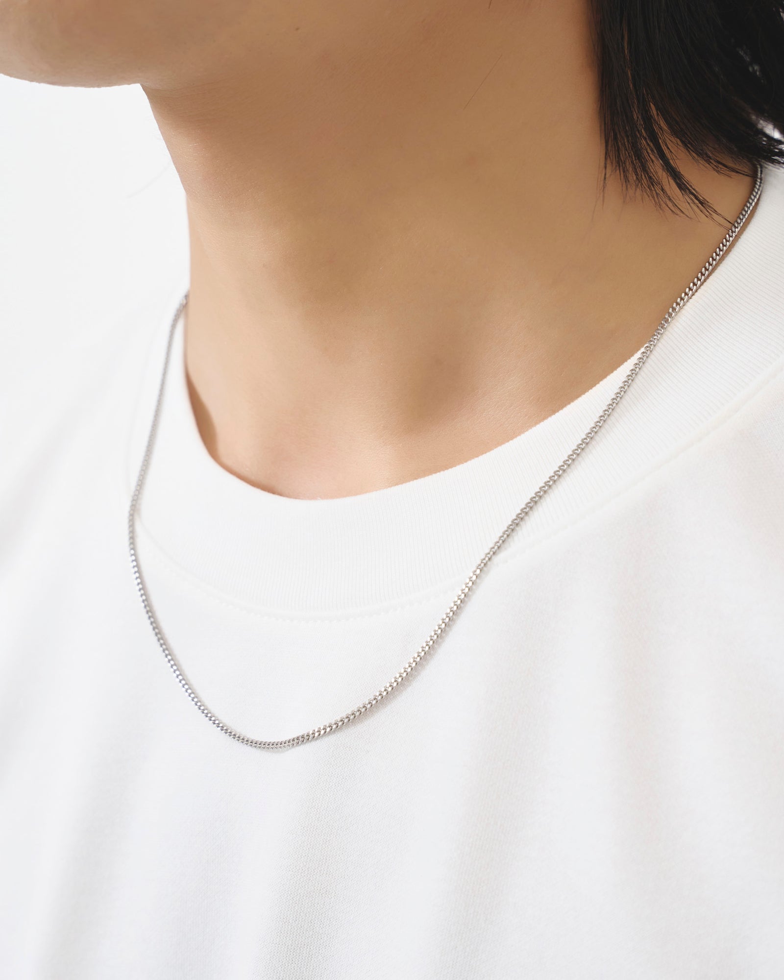 タイムセール♡Pt850 キヘイ チェーンネックレス 40cmペンダントトップ用 タイムレス ステンレス キヘイ チェーン ネックレス