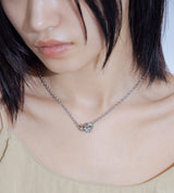 【NEW｜6/26発送予定】 ハグ ネックレス 指繋ぎ ブラス
