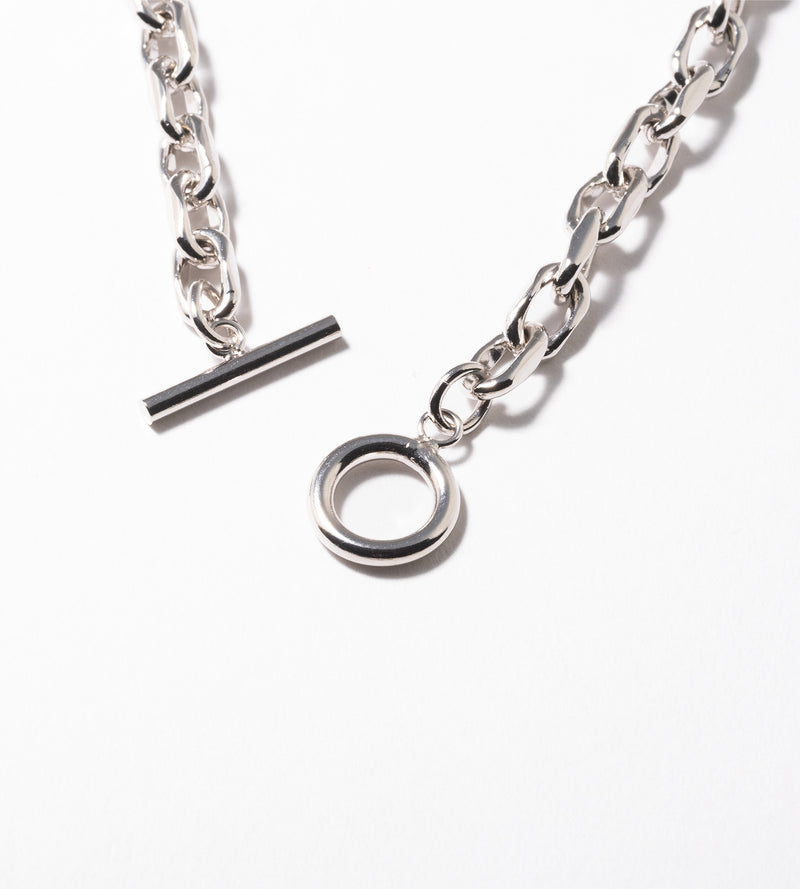 LINK CHAIN PEARL SETTING BRACELET