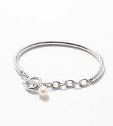 【予約注文】CHAIN PEARL BANGLE (Brass)