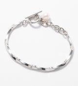 【予約注文】CHAIN PEARL BANGLE (Brass)