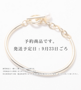 CHAIN PEARL BANGLE (Brass) 【一部予約注文：9/23頃発送】