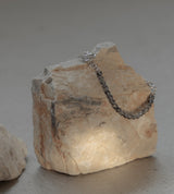 LINK CHAIN STONE LINE BRACELET