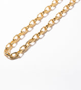 LINK CHAIN END PEARL BRACELET