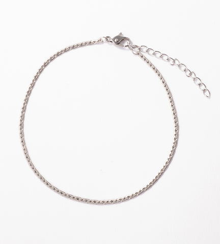 TIMELESS STAINLESS OVAL CHAIN BRACELET