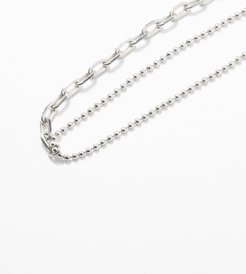 TIMELESS STAINLESS BALL CHAIN BLEND BRACELET