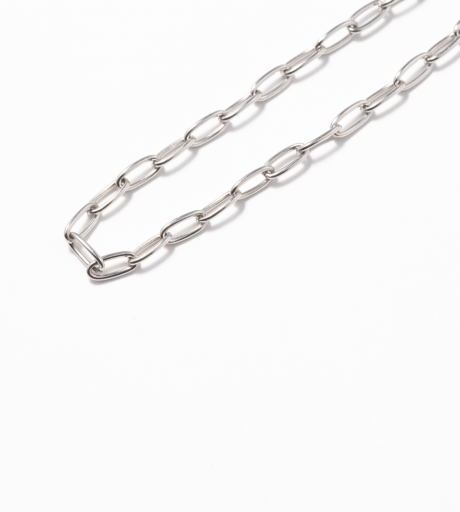 タイムレス ステンレス フック チェーン ブレスレット