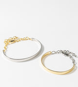 CHAIN BANGLE FLAT (Brass)