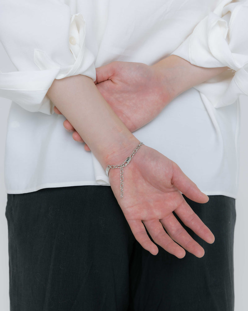CHAIN BANGLE FLAT (Brass)
