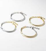 CHAIN BANGLE ONETWIST (Brass)