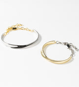 CHAIN BANGLE ONETWIST (Brass)
