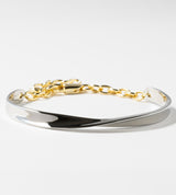 CHAIN BANGLE ONETWIST (Brass)