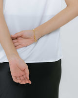 CHAIN BANGLE ONETWIST (Brass)