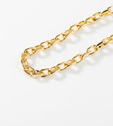 SMALL LINK CHAIN PEARL CHARM BRACELET