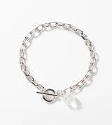 【数量限定】 LINK CHAIN ROSE CHARM BRACELET