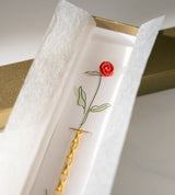 【数量限定】 LINK CHAIN ROSE CHARM BRACELET