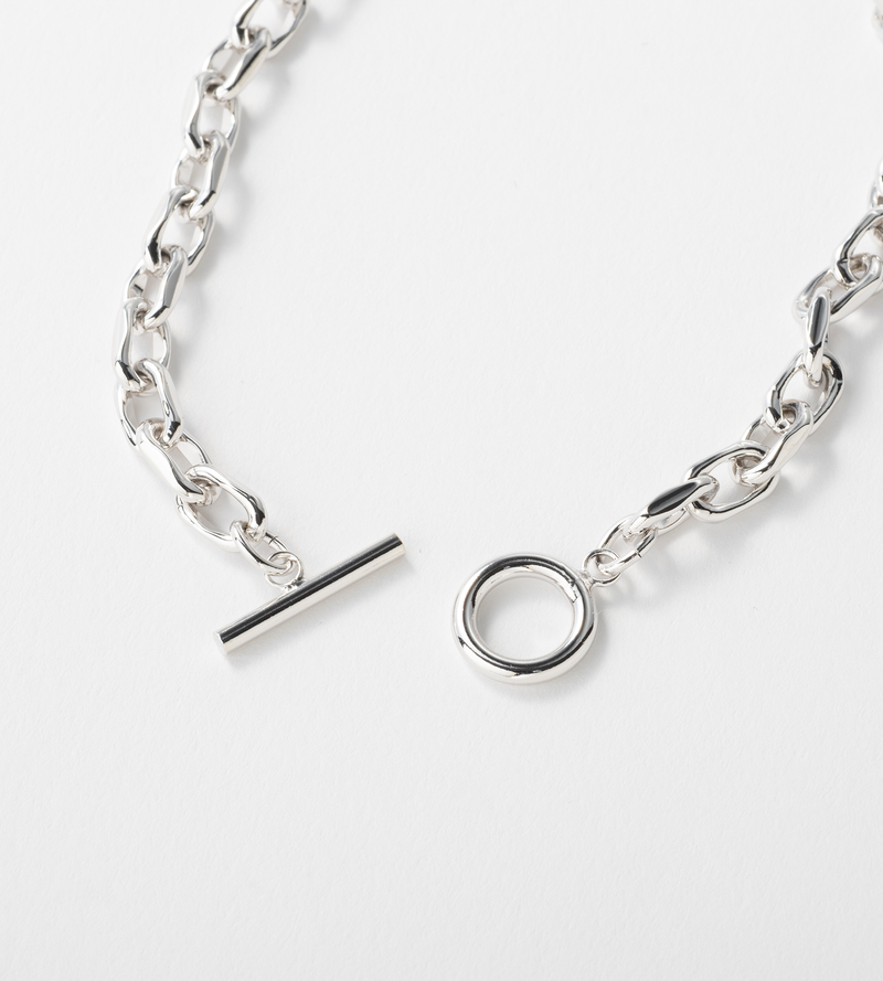 LINK CHAIN PEARL SETTING ANKLET