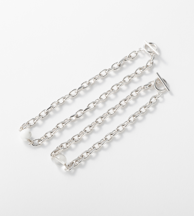 LINK CHAIN STONE SETTING ANKLET