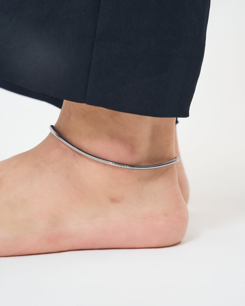 STAINLESS SNAKE CHAIN ANKLET