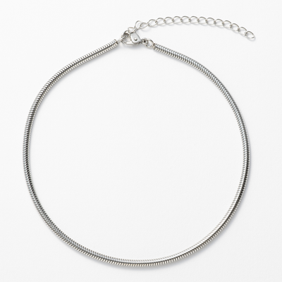 SMALL STAINLESS SNAKE CHAIN ANKLET
