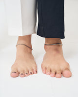 FINE STAINLESS SNAKE CHAIN ANKLET