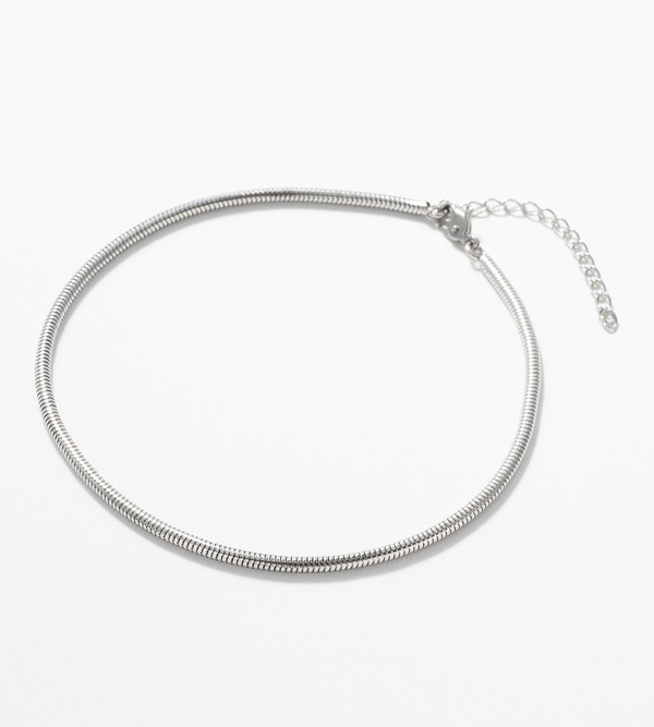 FINE STAINLESS SNAKE CHAIN ANKLET