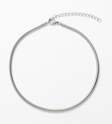 SMALL STAINLESS SNAKE CHAIN ANKLET