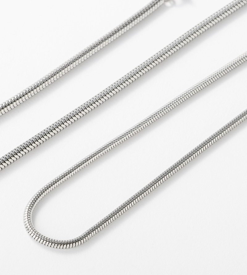 FINE STAINLESS SNAKE CHAIN ANKLET